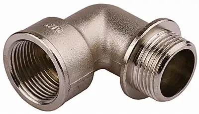 GENERAL FITTINGS 1/2″, никель, уголок (51071-G/S-1/2) наличный и безналичный расчет