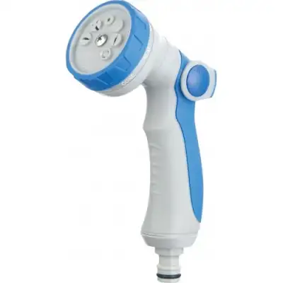 Пистолет-распылитель для полива регулируемый 8 функций Plastic, TPR coated "H-D" наличный и безналичный расчет