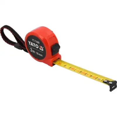 Рулетка стальная 3мх16мм "Yato" наличный и безналичный расчет