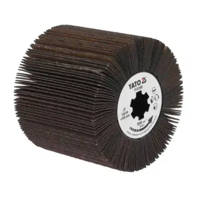 Диск абразивный лепестковый Р120 для сатинирования 120х100х19мм "Yato" наличный и безналичный расчет