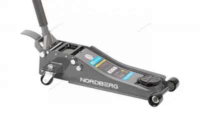 Подкатной домкрат NORDBERG 3 т, супернизкий подхват, педаль N32032G наличный и безналичный расчет