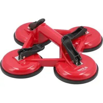 Стеклодержатель алюминиевый на 4 присоски 120мм, 180кг. "Yato" наличный и безналичный расчет