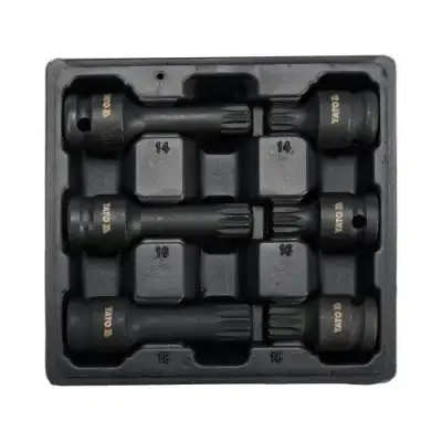 Головки-Насадки ударные 1/2" SPLINE M14, M16, M18 (набор 6пр.) "Yato" наличный и безналичный расчет