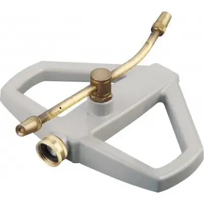 Распылитель для полива вращающийся двухрожковый латунный стационарный Zn "H-D" наличный и безналичный расчет