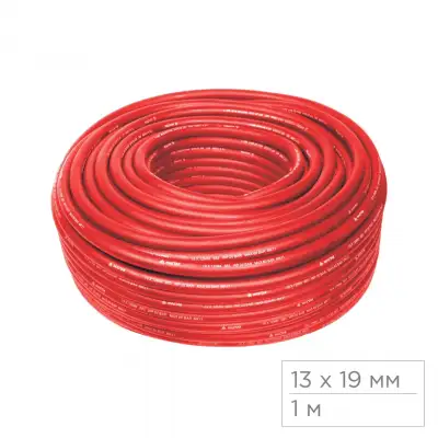 Шланг пневматический 13x19 мм, 1 м, ПВХ композитный МАСТАК 684-13100 наличный и безналичный расчет