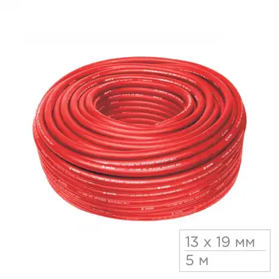 Шланг пневматический 13x19 мм, 5 м, ПВХ композитный МАСТАК 684-13100 наличный и безналичный расчет