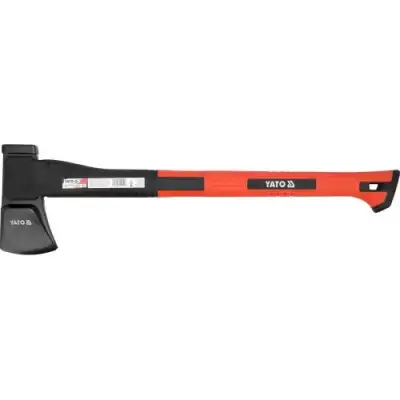 Топор-колун 1,6кг. c фиберглассовой ручкой, 600мм., 48-58 HRC "Yato" наличный и безналичный расчет