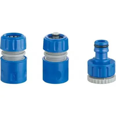 Адаптеры для шлангов поливочных, набор 3 предмета 1/2" "H-D" на КАРТОНКЕ наличный и безналичный расчет