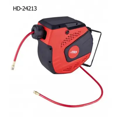 Шланг ПВХ пневматический 6.5ммх14м 2.0MPa с наружной резьбой 1/4" на автоматической катушке "H-D" наличный и безналичный расчет