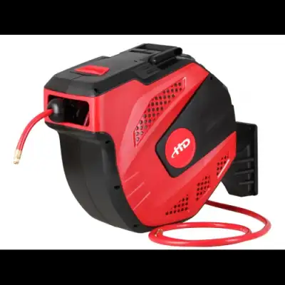 Шланг ПВХ пневматический 9.5ммх15м 2.0MPa с наружной резьбой 1/4" на автоматической катушке "H-D" наличный и безналичный расчет