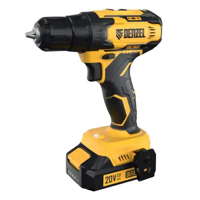 Дрель-шуруповерт аккумуляторная CDQ-20, Li-Ion, 20 В// Denzel наличный и безналичный расчет