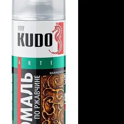 Эмаль молотковая по ржавчине черно-бронзовая 520 мл KUDO наличный и безналичный расчет