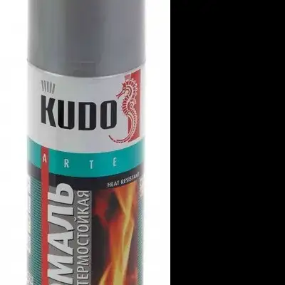 Эмаль термостойкая серебристая 520 мл KUDO наличный и безналичный расчет