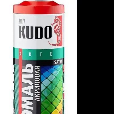 Эмаль универсальная акриловая satin RAL 8017 коричнево-шоколадная 520 мл KUDO наличный и безналичный расчет