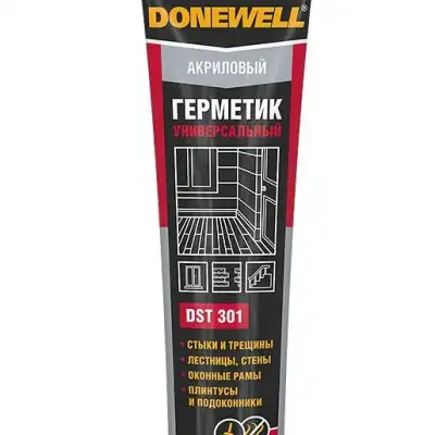 Герметик DoneWell акриловый универсальный белый 85 мл наличный и безналичный расчет