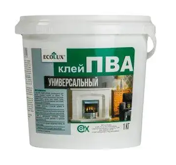 Клей Ecolux ПВА универсальный 0,5 л наличный и безналичный расчет