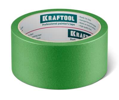 KRAFTOOL #300 Strong 48 мм х 30 м, для грубых и шероховатых поверхностей, малярная лента (12103-48) наличный и безналичный расчет