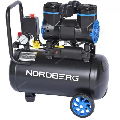 Компрессор безмасляный NORDBERG 220 В, ресивер 18 л, 170 л/мин NCEO10/170 наличный и безналичный расчет