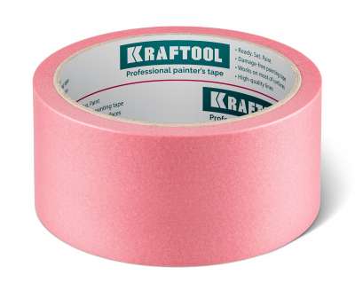 KRAFTOOL #200 Delicate 48 мм х 30 м, для деликатных и недавно окрашенных поверхностей, малярная лента (12102-48) наличный и безналичный расчет
