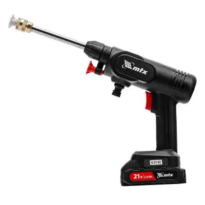 Моечная машина высокого давления аккумуляторная А-21-02, 40 бар, 4 л/мин, Li-ion 21 В, 2 акк.// MTX наличный и безналичный расчет