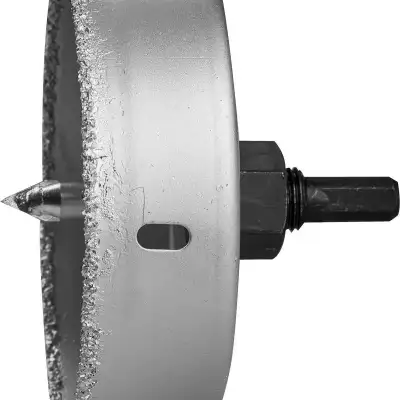 ЗУБР 89 мм, L 25 мм, карбид вольфрама, коронка-чашка (33360-089) наличный и безналичный расчет