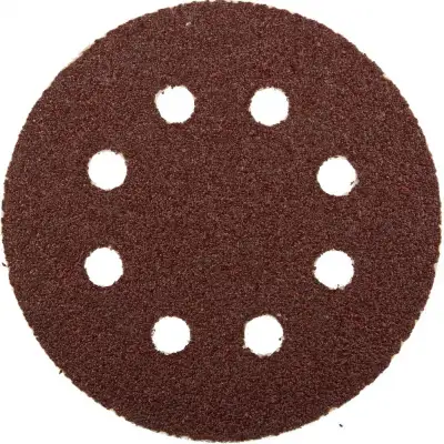 Круг шлифовальный ЗУБР ″Мастер″ универсальный, из абразивной бумаги на велкро основе, 8 отверстий, Р40, 115мм, 5шт наличный и безналичный расчет