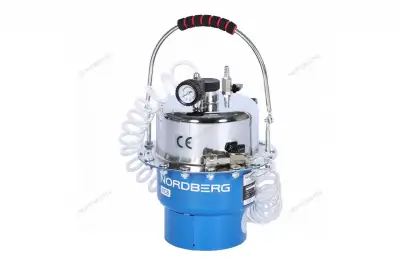 Установка пневматическая для прокачки тормозной системы NORDBERG 5 л BC8 наличный и безналичный расчет
