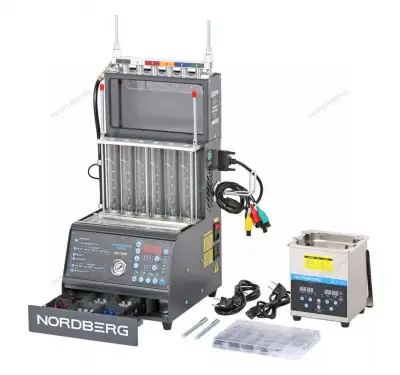 Установка для тестирования и очистки форсунок NORDBERG GDI+пьезо+Камера визуального контроля распыла форсунок CMA25AB+CMT1 наличный и безналичный расчет