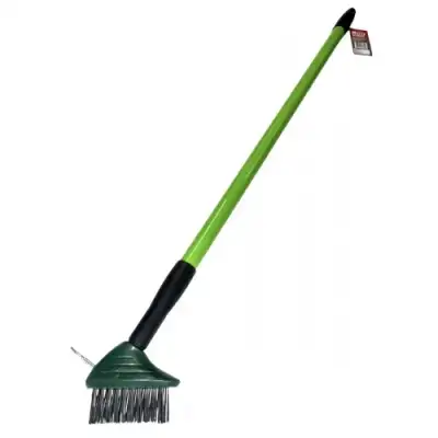 Щетка металлическая для чистки тротуарной плитки с телескопическим черенком "H-D" наличный и безналичный расчет