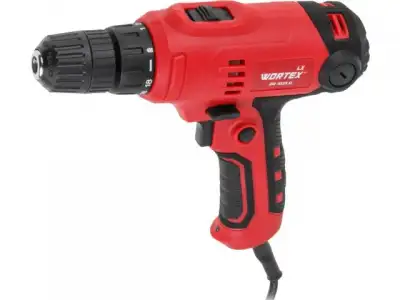 Дрель-шуруповерт WORTEX LX DR 1025 D в кор. 400 Вт, 30 Нм, 2 скор., БЗП 0.8-10 мм, 4 м шнур (400 Вт, 30 Нм, БЗП 0.8-10 мм, 4 м шнур) наличный и безналичный расчет