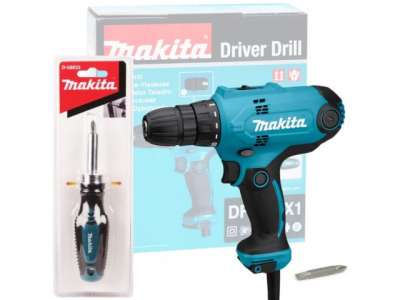 Дрель-шуруповерт MAKITA DF0300X1 в кор. + Отвертка D-58833 наличный и безналичный расчет