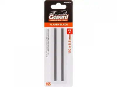 Нож для рубанка 110x5.5мм 2шт. GEPARD наличный и безналичный расчет