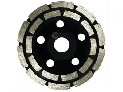 Алмазная чашка d 125мм сегментная двухрядная TRIO DIAMOND ( бетон / гранит / натуральный камень / искусственный камень) (Trio-Diamond) наличный и безналичный расчет
