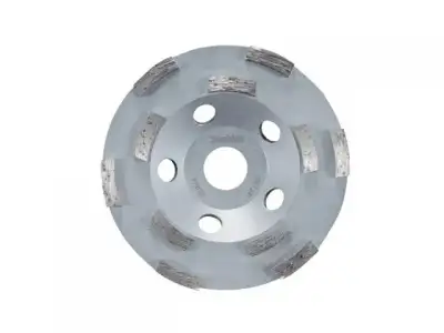 Алмазная чашка 125х22,23 мм для грубой обработки двурядная