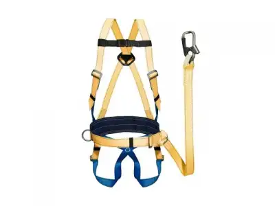 Удерживающая страховочная привязь УСП-2Ж+Строп А 10м (лента) (р-р L) (регулировка от S до L (обхват пояса 740-1440мм)) наличный и безналичный расчет