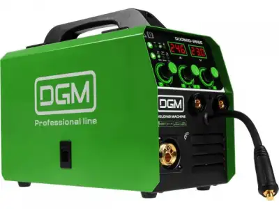 Полуавтомат сварочный DGM DUOMIG-255E (220В, MIG/FLUX/MMA/TIG, евроразъем, смена полярности) наличный и безналичный расчет