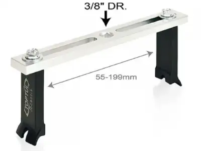 Съемник крышки топливного насоса 55-199мм TOPTUL наличный и безналичный расчет