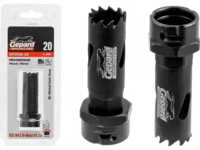 Коронка биметаллическая  d20 мм PROGRESSOR GEPARD наличный и безналичный расчет