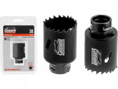 Коронка биметаллическая  d38 мм PROGRESSOR GEPARD наличный и безналичный расчет