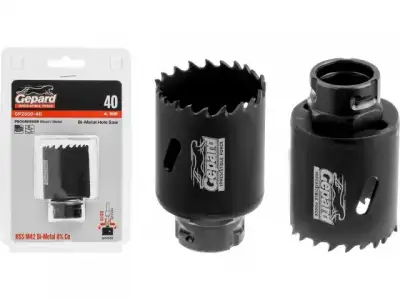 Коронка биметаллическая  d40 мм PROGRESSOR GEPARD наличный и безналичный расчет