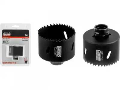 Коронка биметаллическая  d64 мм PROGRESSOR GEPARD наличный и безналичный расчет