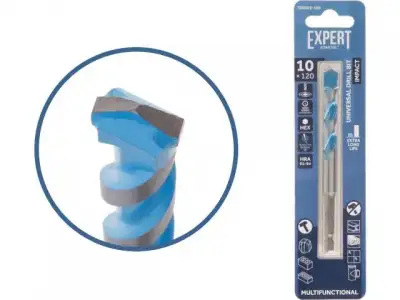 Сверло универсальное 10x120 мм MultiFunctional EXPERT STARTUL (победитовое, по мультиматериалам) наличный и безналичный расчет