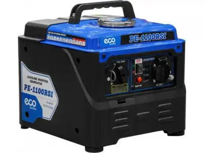 Электростанция (генератор инверторный бензиновый) ECO PE-1100RSI (инверторный, 1.1 кВт, 230 В, бак 3.2 л, вес 13 кг) наличный и безналичный расчет