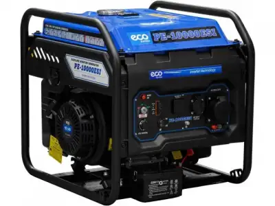 Электростанция (генератор инверторный бензиновый) ECO PE-10000ESI (инверторный, электростарт, 7.5 кВт, 230 В, автозапуск*, бак 25.0 л, вес 72 кг) наличный и безналичный расчет