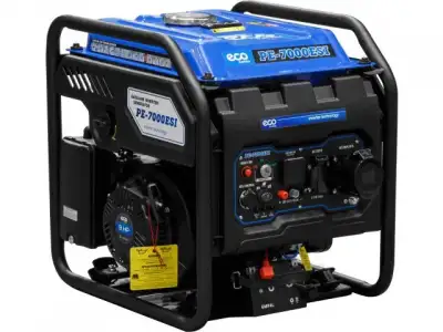 Электростанция (генератор инверторный бензиновый) ECO PE-7000ESI (инверторный, электростарт, 5.5 кВт, 230 В, автозапуск*, бак 15.0 л, вес 38 кг) наличный и безналичный расчет