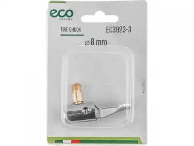 Наконечник для подкачки шин (резьба 8 мм, угловой, сталь) ECO наличный и безналичный расчет