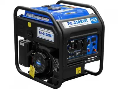 Электростанция сварочная ECO PE-210RWI (инверторный, 5.5 кВт, 230 В, бак 15.0 л, вес 39,5 кг, для сварки постоянным током, 20А - 210А) наличный и безналичный расчет