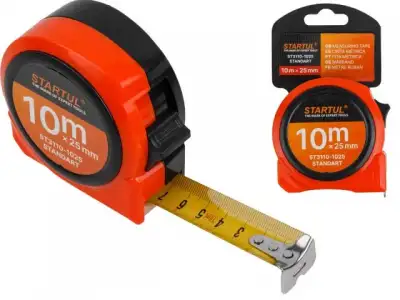 Рулетка 10м/25мм STARTUL STANDART (ST3110-1025) наличный и безналичный расчет