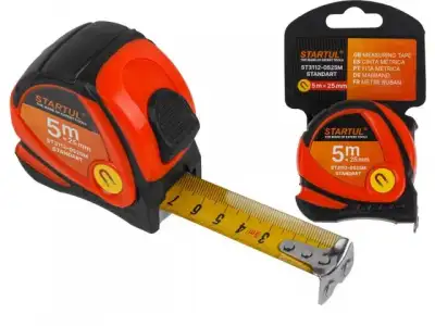 Рулетка 5м/25мм STARTUL STANDART (ST3112-0525M) наличный и безналичный расчет