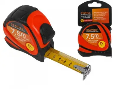 Рулетка 7,5м/25мм STARTUL STANDART (ST3112-7525M) наличный и безналичный расчет